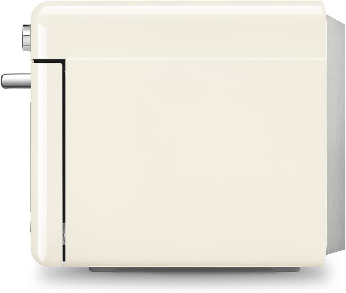 Forno Combinado de Bancada Retrô SMEG Creme 30L Ar Forçado Vapor e Air Fry 1800W 110V