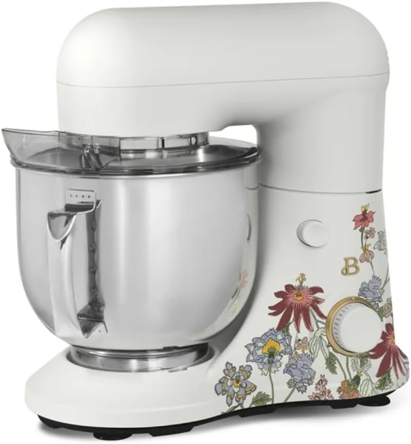 Batedeira Planetária 3,3L Beautiful Wildflower White Icing, 12 Velocidades, Taça Inox, Tilt-Head, Splash Guard, 300W, 110V
