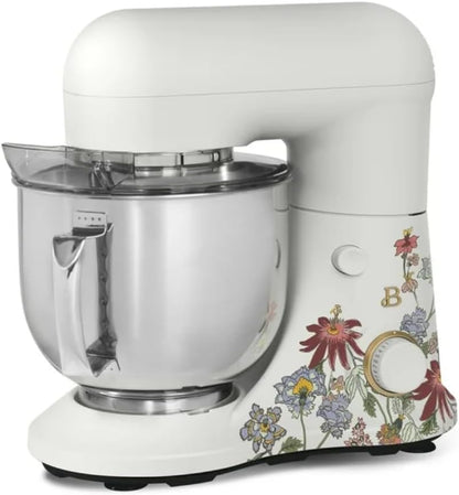 Batedeira Planetária 3,3L Beautiful Wildflower White Icing, 12 Velocidades, Taça Inox, Tilt-Head, Splash Guard, 300W, 110V