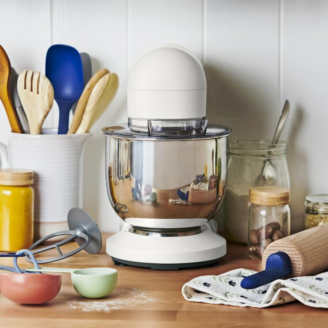 Batedeira Planetária 3,3L Beautiful Wildflower White Icing, 12 Velocidades, Taça Inox, Tilt-Head, Splash Guard, 300W, 110V