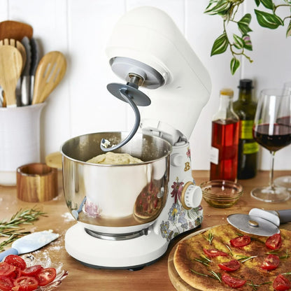 Batedeira Planetária 3,3L Beautiful Wildflower White Icing, 12 Velocidades, Taça Inox, Tilt-Head, Splash Guard, 300W, 110V