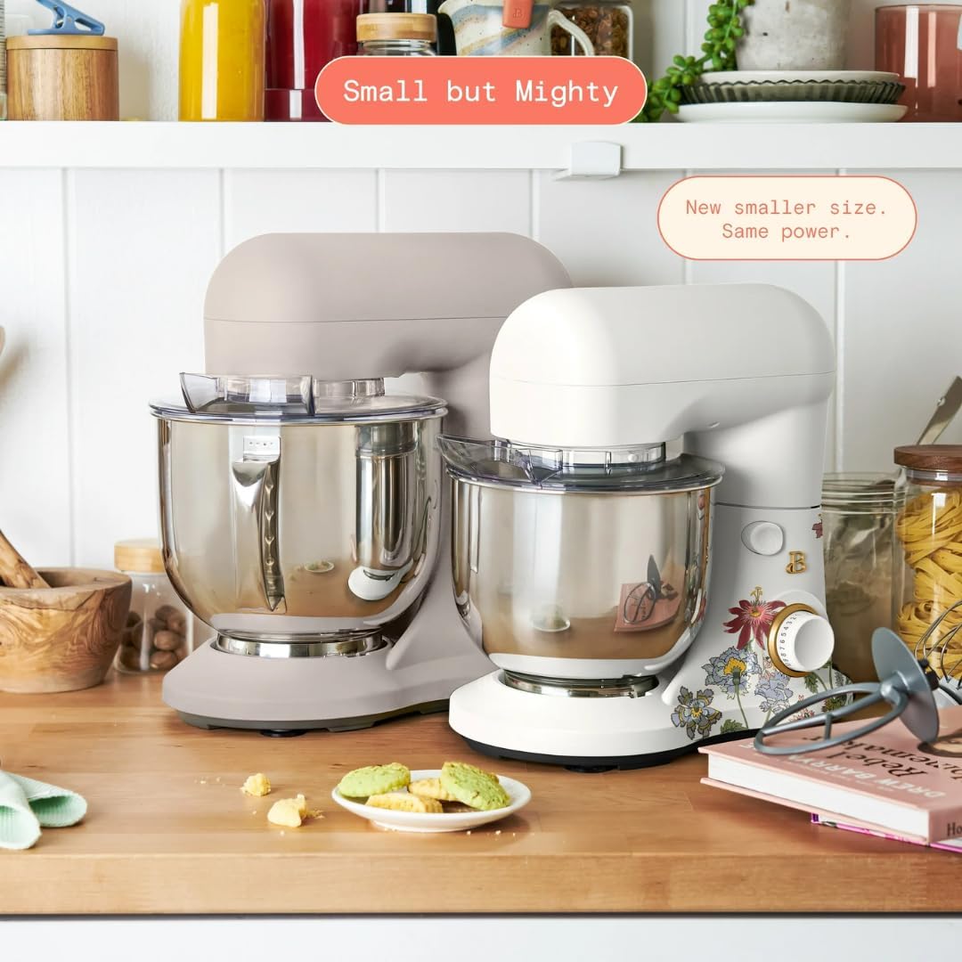 Batedeira Planetária 3,3L Beautiful Wildflower White Icing, 12 Velocidades, Taça Inox, Tilt-Head, Splash Guard, 300W, 110V