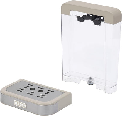 Máquina de Espresso Semi-Automática HADEN Barista Brew, Aço Inoxidável, Putty & Cobre, 20 Bar, Vaporizador de Leite, Reservatório 1,5L, 110V